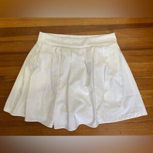 J. Crew White Athletic Skirt